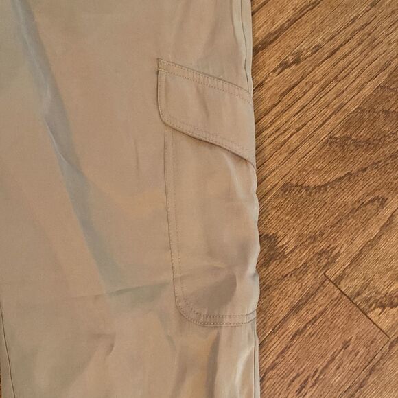 NWT Max Studio size 8 pants 85% rayon, 15%, polyester, side pockets, tan - Picture 4 of 13